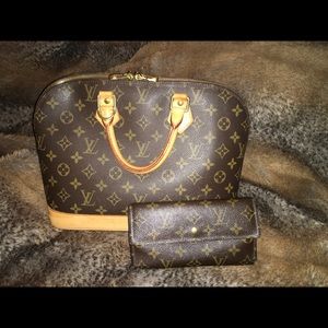 Louis Vuitton Alma Satchel and LV  Int’l Wallet